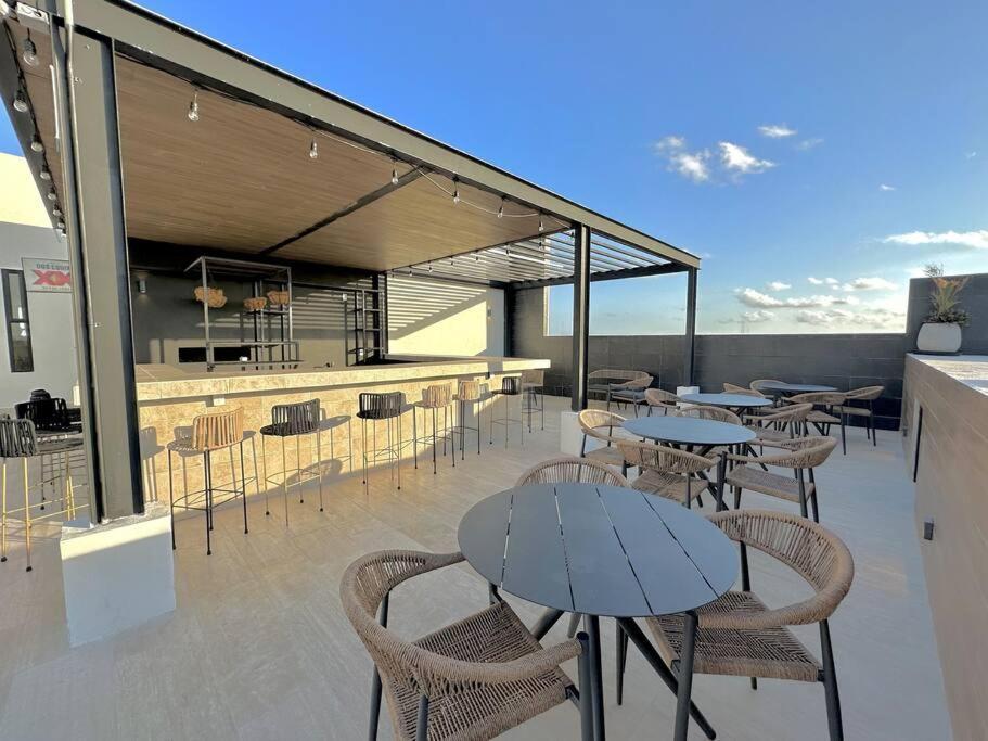 2 Beds Pool View Modern Apt/parking, Gym, Rooftop - 405 Musa Playa del Carmen