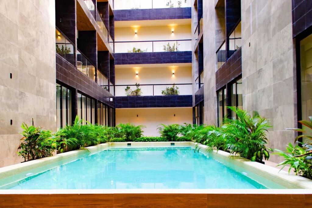Apartamento 2 Beds Pool View Modern Apt/parking, Gym, Rooftop - 405 Musa Playa del Carmen