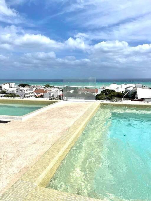 2 Beds Pool View Modern Apt/parking, Gym, Rooftop - 405 Musa Apartamento Playa del Carmen