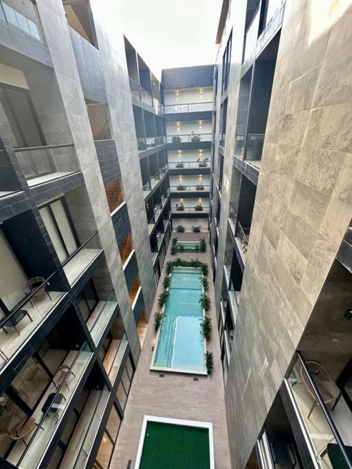 2 Beds Pool View Modern Apt/parking, Gym, Rooftop - 405 Musa * Playa del Carmen