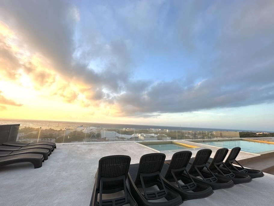 2 Beds Pool View Modern Apt/parking, Gym, Rooftop - 405 Musa Playa del Carmen